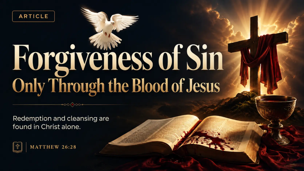 Forgiveness Is Proclaimed in Christ’s Name, Not Applied Through Water