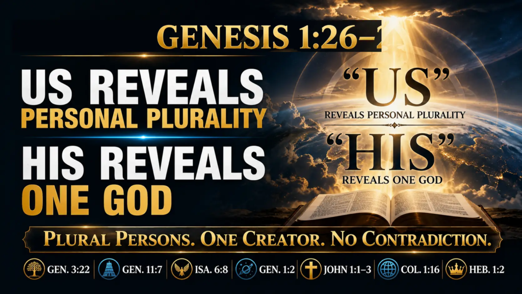 “Let Us Make Man” — Plural Persons, One Creator
