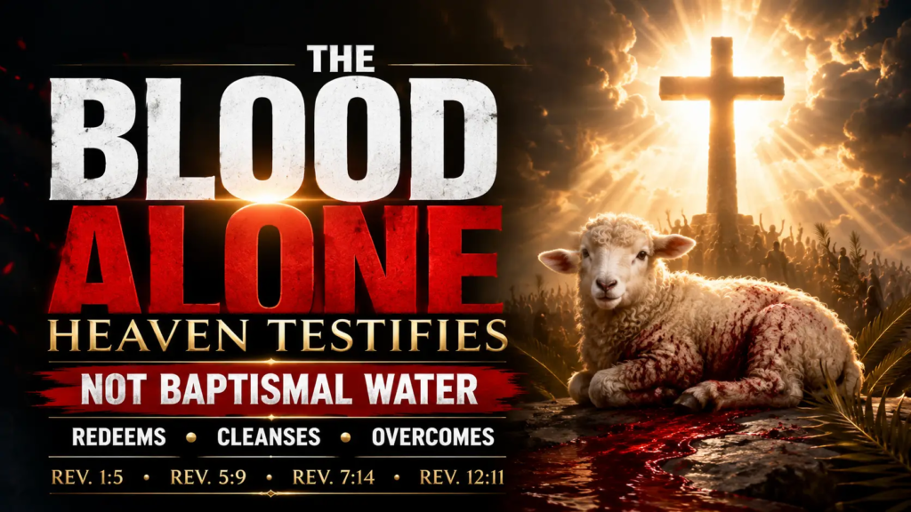 Heaven Rejoices Over His Blood