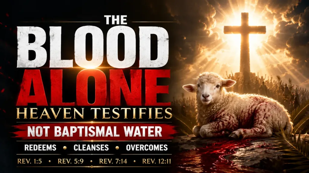 Heaven Rejoices Over His Blood