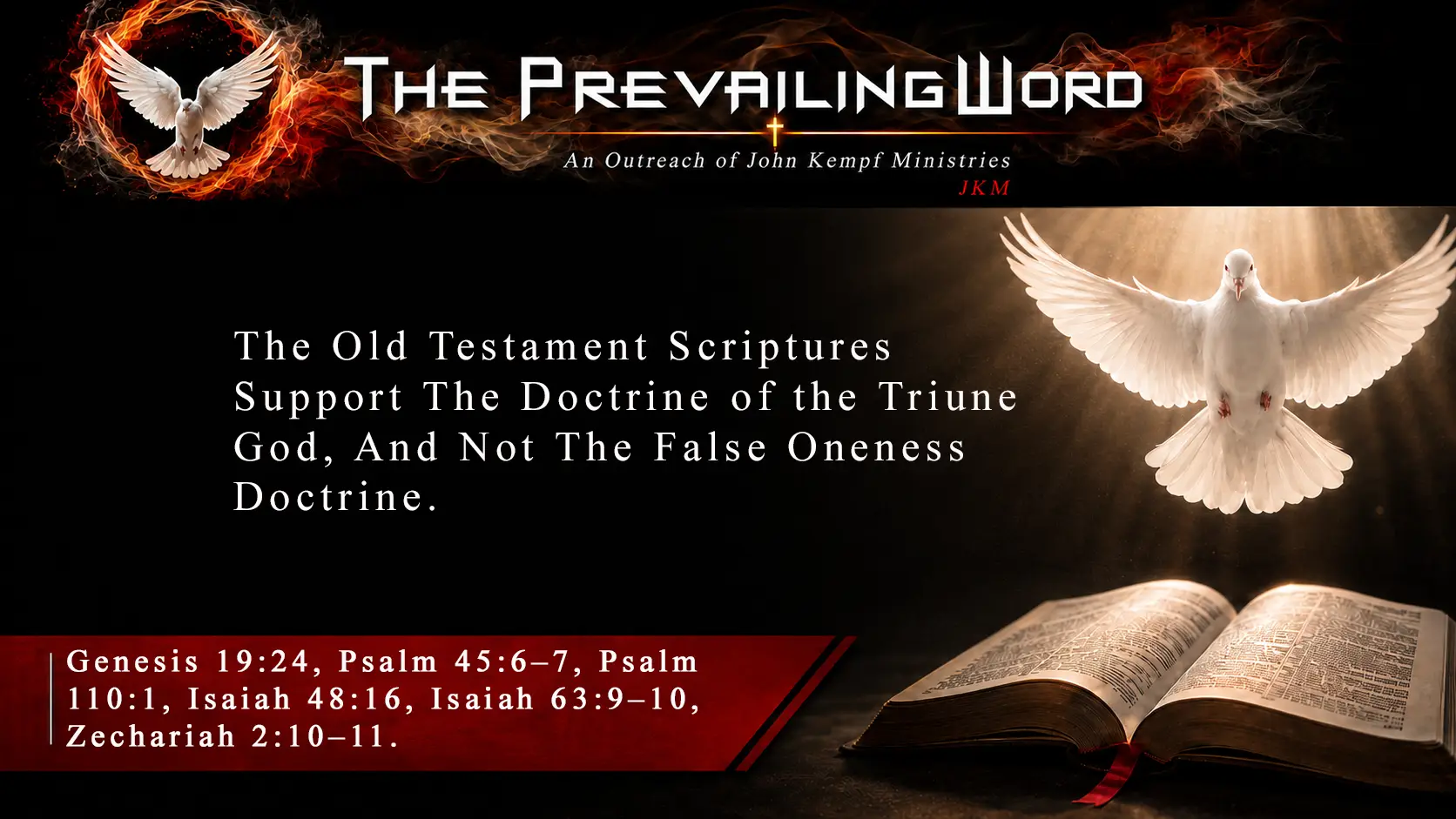 The Old Testament Supports the Trinity