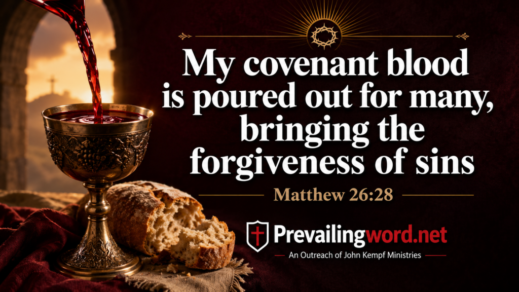 The Blood of Jesus Christ Was Shed for the Forgiveness of Sins