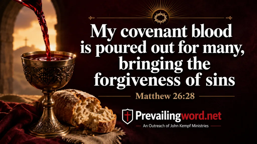 The Blood of Jesus Christ Was Shed for the Forgiveness of Sins